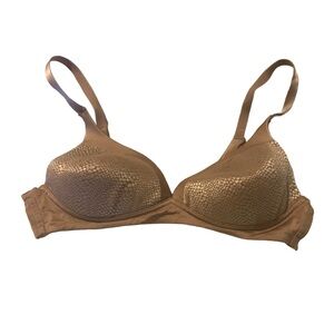 Warner’s Tan Blissful Benefits Wireless Bra Women’s Size 36B
